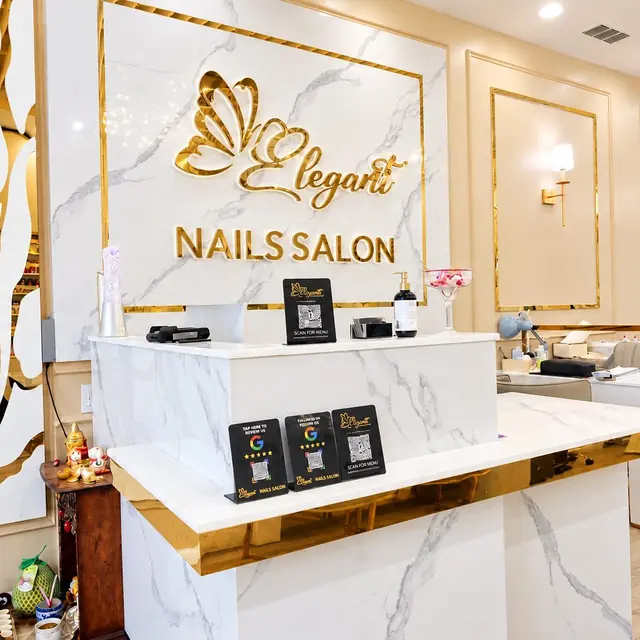 Elegant Nails Salon reception